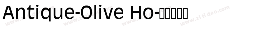 Antique-Olive Ho字体转换